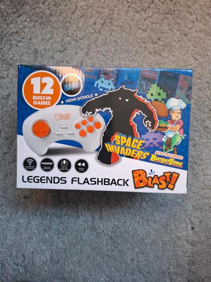 Legends Flashback Blast! HDMI Dongle met 12 games, Spelcomputers en Games, Spelcomputers | Overige, Nieuw, Ophalen of Verzenden