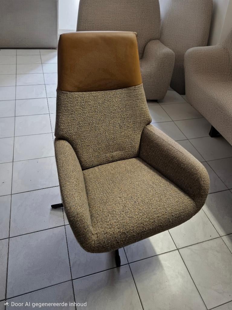Montel relaxfauteuil als nieuw, Huis en Inrichting, Fauteuils, Zo goed als nieuw, Leer, Stof, 50 tot 75 cm, 75 tot 100 cm, Ophalen