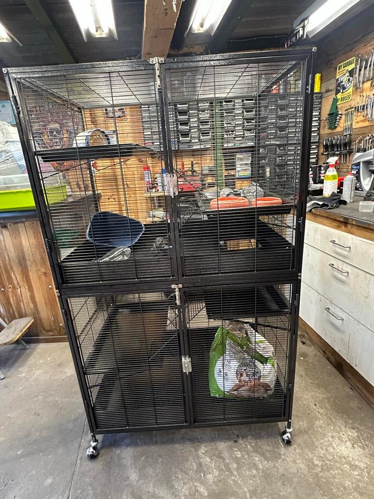 Ratten/knaagdierkooi, Dieren en Toebehoren, Ophalen, 75 tot 110 cm, Kooi, 90 cm of meer