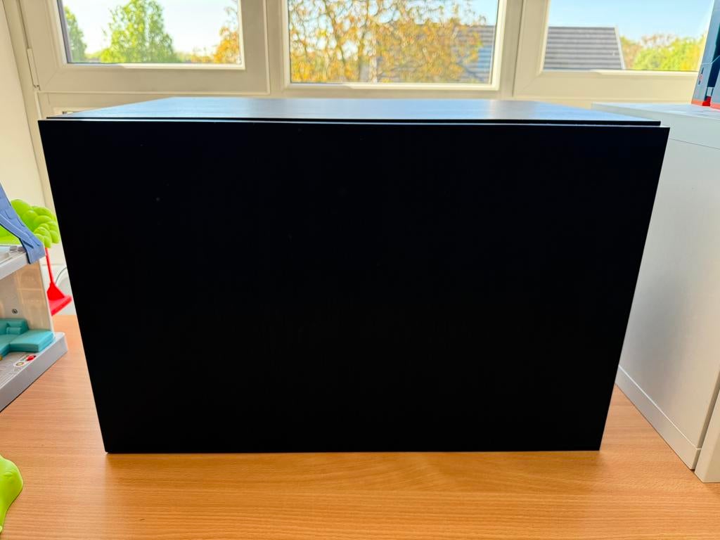 Ikea Besta kastje zwart, Ophalen, Zo goed als nieuw, Minder dan 150 cm, Minder dan 100 cm