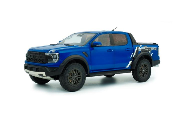 1:18 Ford Ranger Raptor - 2024 - Blue Lightning NIEUW!, Hobby en Vrije tijd, Modelauto's | 1:18, Nieuw, Auto, Solido, Ophalen of Verzenden