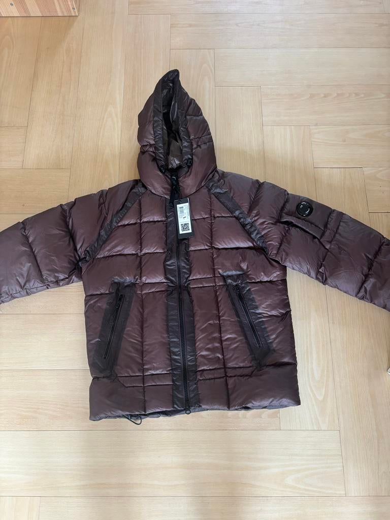 C.P. Company D.D. Shell Down Jacket maat L, Kleding | Heren, Jassen | Winter, Ophalen, Nieuw, Maat 52/54 (L), Bruin