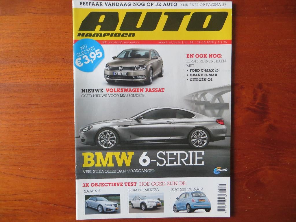 Autokampioen 22 2010 BMW 6, 9-5, Impreza, C4, Signum, 500, Boeken, Auto's | Boeken, Ophalen of Verzenden, Nieuw, BMW
