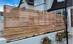 Western Red Cedar-rhombus-gevelbekleding-schutting-lattenwan, Ophalen, Planken, Nieuw, Hardhout
