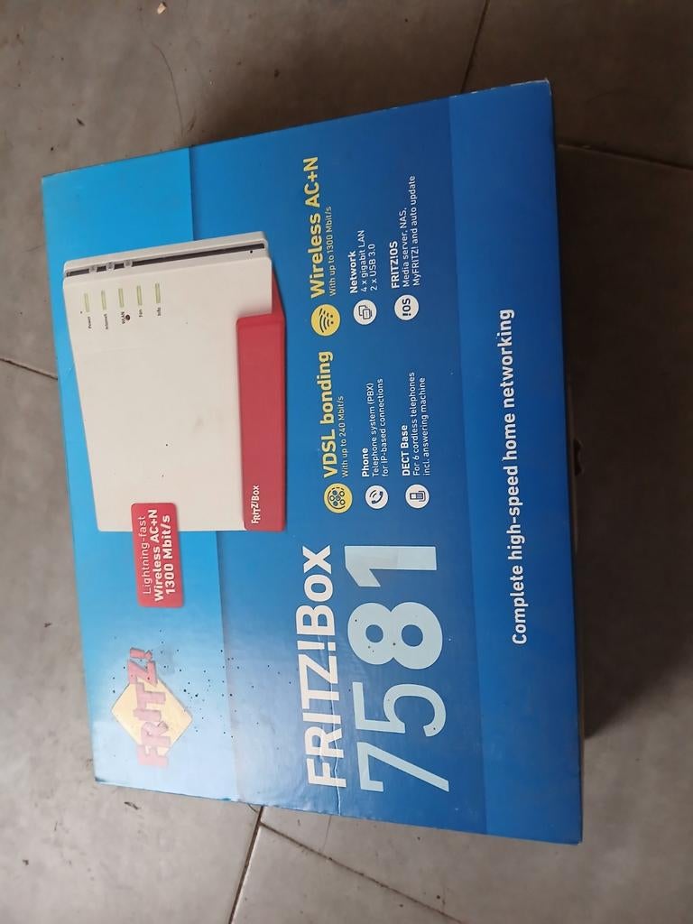 Fritz!Box 7581 modem router nieuw in doos, Ophalen