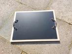 Houten dienblad 40x30 krijtbord, Ophalen of Verzenden