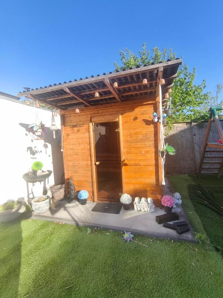 Luxe Buiten Sauna - Ontspanning in Eigen Tuin, Ophalen, Zo goed als nieuw, Fins of Traditioneel, Complete sauna