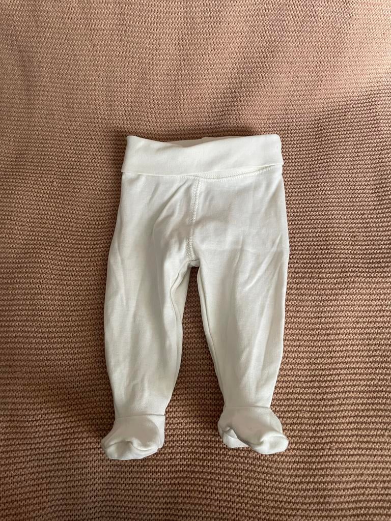 Nieuw H&M Organic Cotton Broekje Wit Maat 56 (1-2M), Kinderen en Baby's, Babykleding | Maat 56, Ophalen, Nieuw, Jongetje of Meisje