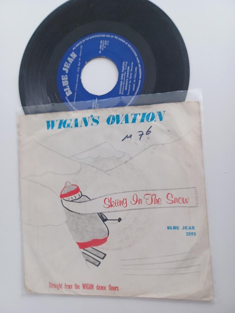 Soul 45: Wigan's Ovation – Skiing In The Snow, Gebruikt, 7 inch, Single, Ophalen of Verzenden