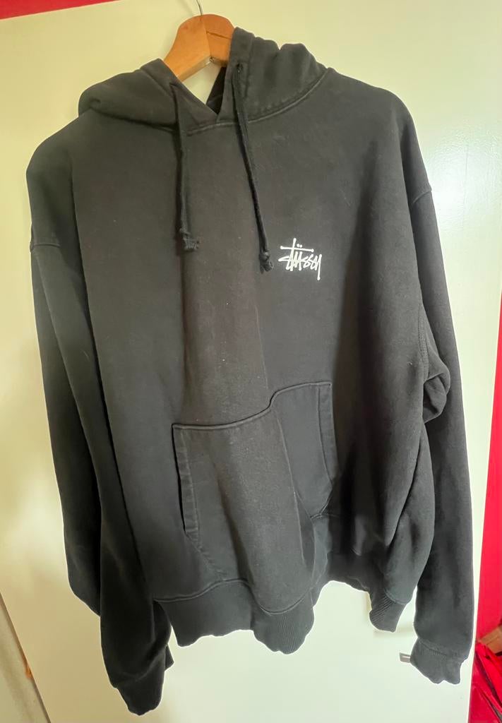 Stussy hoodie, Ophalen of Verzenden, Gedragen, Maat 52/54 (L), Zwart