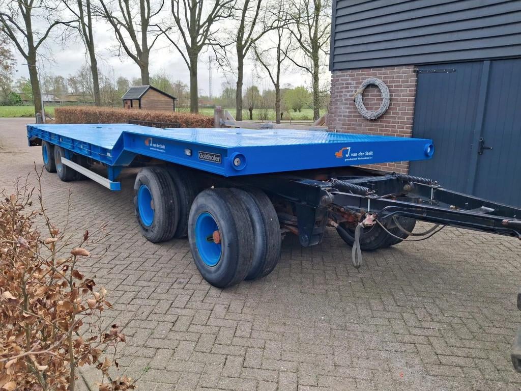 Goldhofer TUE-4-2X2-31/80 28 ton dieplader (bj 1980), Zakelijke goederen, Overige, Overige typen