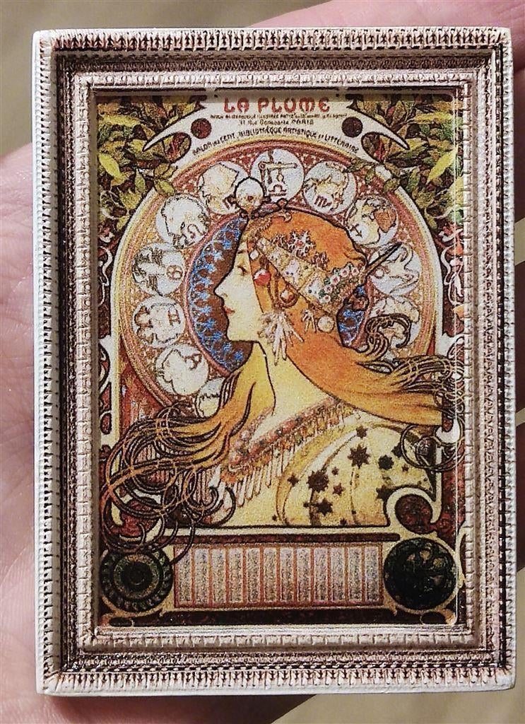 Alphonse Mucha Zodiac 3d Grote kunst Koelkast Magneet, Ophalen of Verzenden