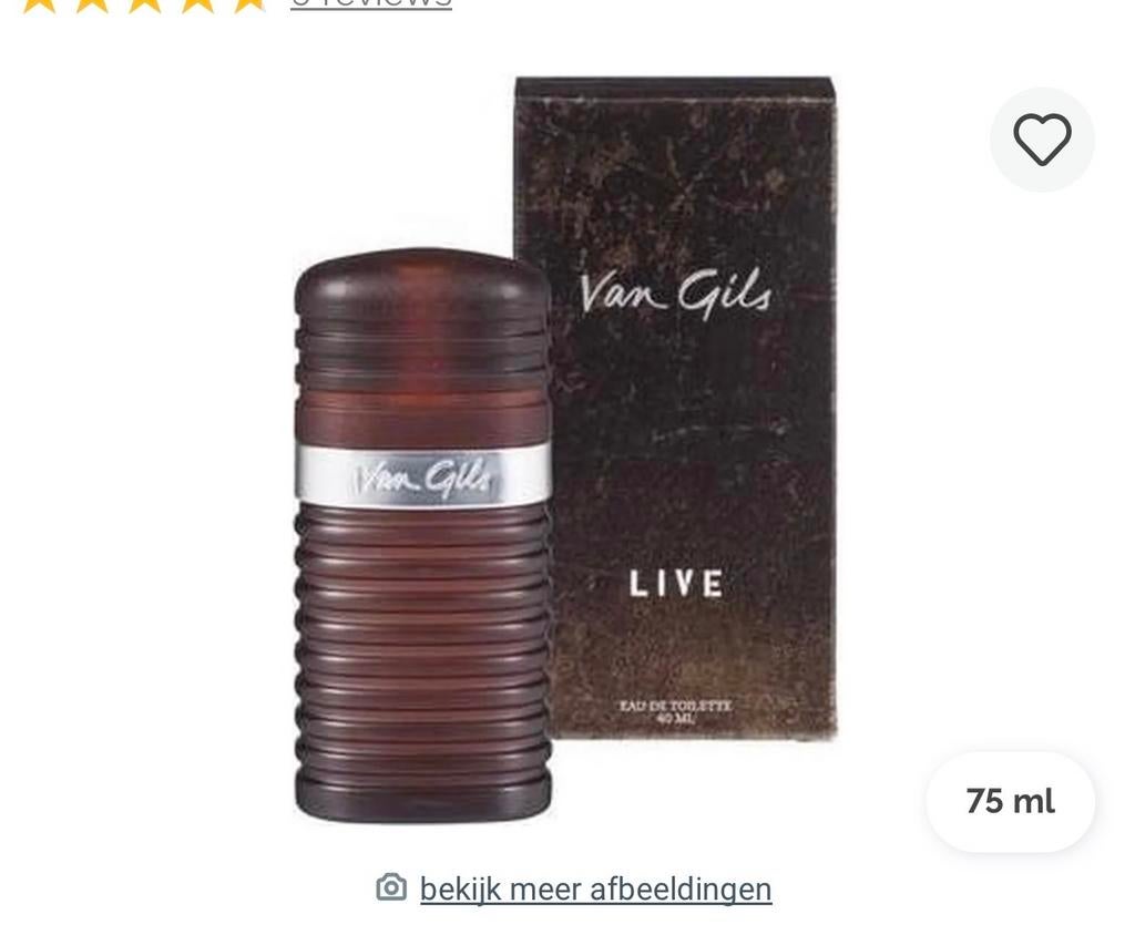 Van Gils Live Eau De Toilette 75ml, Ophalen of Verzenden, Nieuw