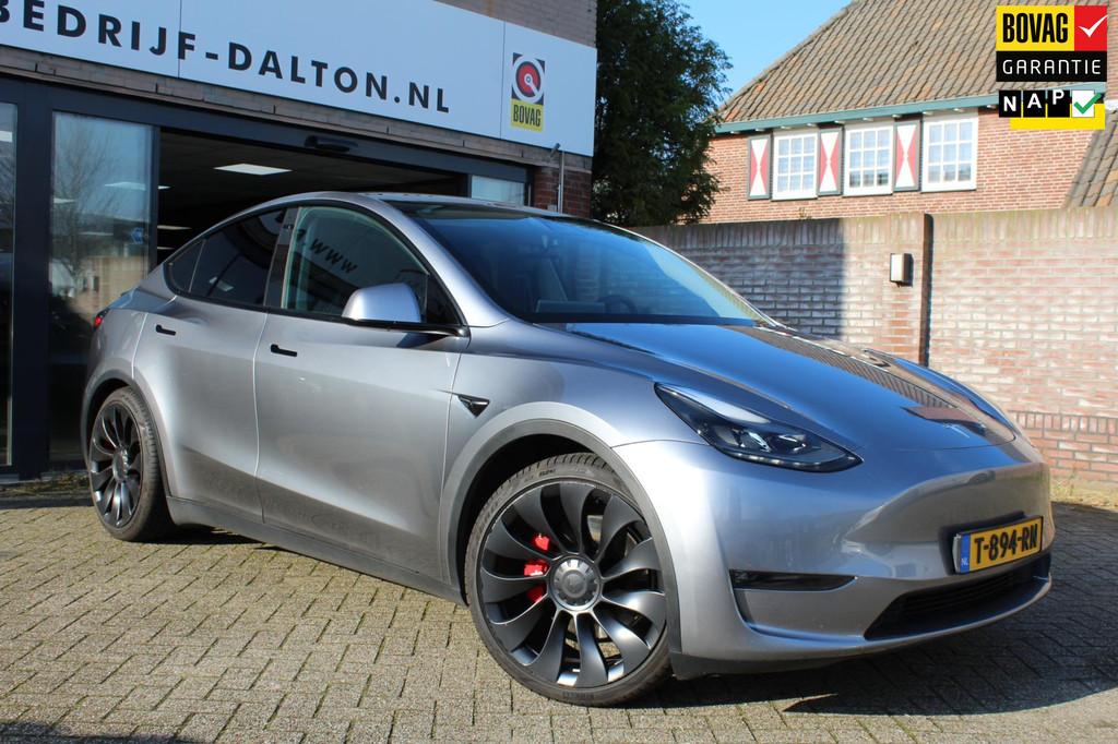 Tesla Model Y Performance AWD 75 kWh 456 PK / 21" LMV /PANOD, Auto's, Tesla, 514 km, Gebruikt, 462 pk, 1972 kg