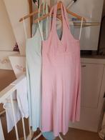 2x zomer halterjurkjes - mt. 36/38 - H&M, H&M, Ophalen of Verzenden, Zo goed als nieuw, Roze
