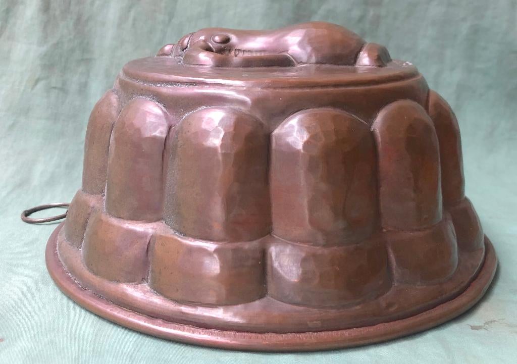 koperen pudddingvorm, Antiek en Kunst, Antiek | Keukenbenodigdheden, Ophalen of Verzenden