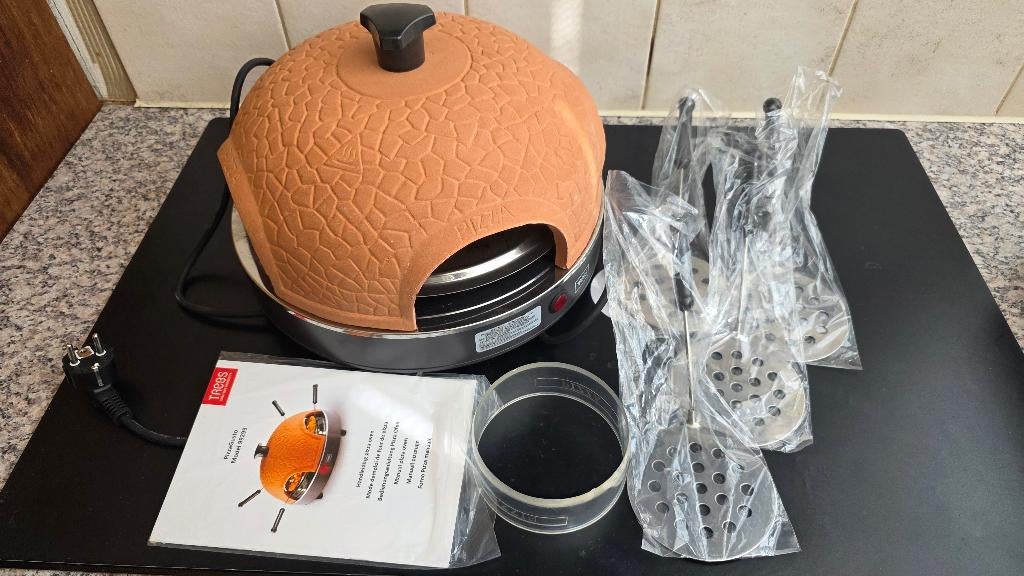 Pizzarette, Witgoed en Apparatuur, Gourmetstellen, Ophalen, Zo goed als nieuw, 4 t/m 7 personen