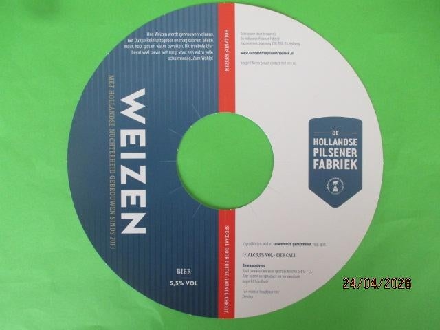 bieretiket Nederland 27-4 jopen, Verzamelen, Ophalen of Verzenden, Nieuw, Overige typen, Overige merken