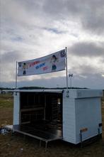 Festival keet met podium, Ophalen of Verzenden