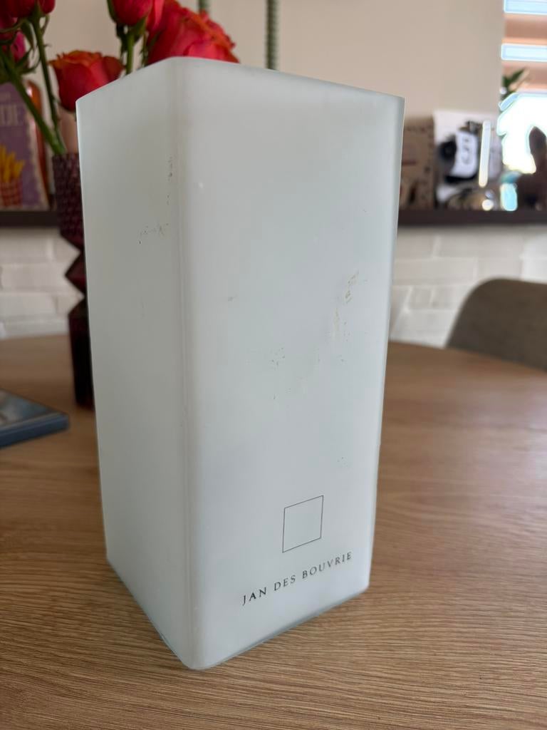 Jan des Bouvrie design lamp, Huis en Inrichting, Ophalen, Zo goed als nieuw, Glas, Minder dan 50 cm