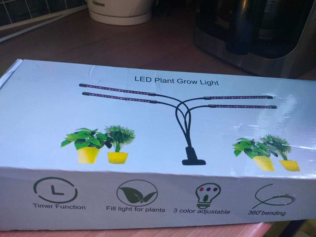 Groei lamp met 3 standen, Ophalen of Verzenden, Overige soorten, Volle zon