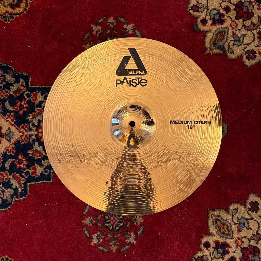 Paiste Alpha Cymbals / bekkens, Muziek en Instrumenten, Ophalen of Verzenden, Gebruikt, Overige soorten