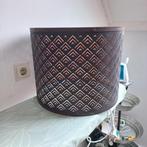 Lampekap donkerbruin, Ophalen of Verzenden, Zo goed als nieuw, Rechthoekig