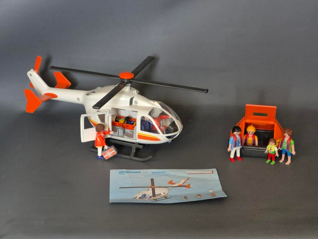 PLAYMOBIL Traumahelikopter - 6686, Ophalen of Verzenden, Zo goed als nieuw, Complete set