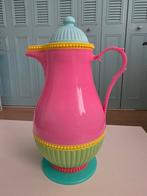 Roze vintage thermoskan met pastelkleurige details - Rice, Ophalen of Verzenden, Zo goed als nieuw