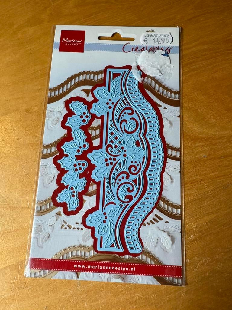 Marianne design snijmal lr0488 kerst rand, Hobby en Vrije tijd, Kaarten | Zelf maken, Ophalen of Verzenden, Zo goed als nieuw