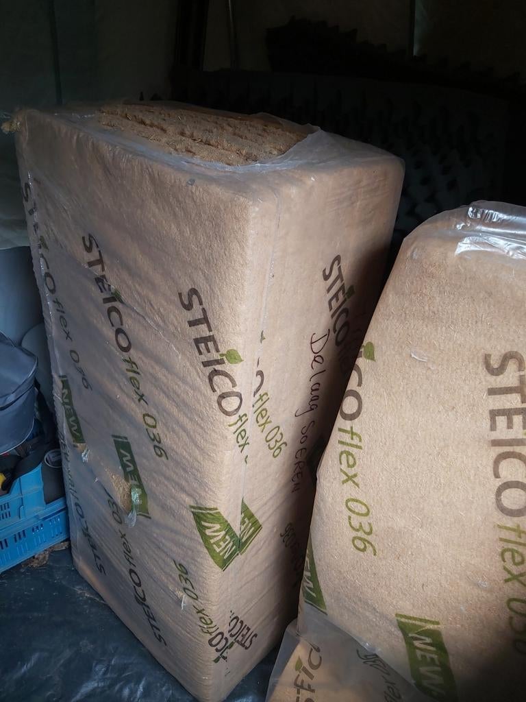 Steicoflex houtvezel isolatie 036 ,40 mm, Doe-het-zelf en Verbouw, Isolatie en Afdichting, Ophalen, Overige materialen, 4 tot 8 cm