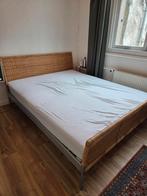 IKEA rotan bed (frame) 160x200, Overige materialen, Gebruikt, Tweepersoons, Ophalen of Verzenden