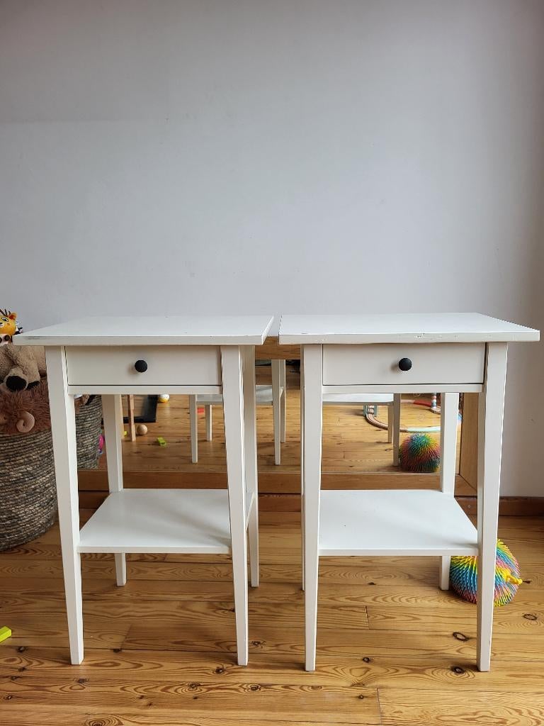 2 x Ikea Hemnes nachtkastje, Huis en Inrichting, Ophalen, Gebruikt, Minder dan 45 cm, 55 tot 70 cm