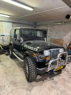 Jeep cj wrangler   1982, Auto's, Jeep, Automaat, Zwart, Zwart, Leder