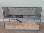 Ferplast Gerbil kooi/ Hamsterhok Gabry 80 en 100, Dieren en Toebehoren, Gebruikt, Muis, Hok, 75 tot 110 cm