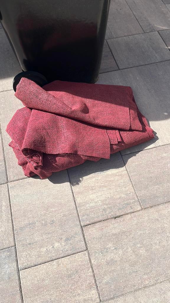 Voortent tapijt, Ophalen