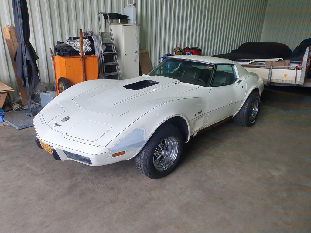 Chevrolet Corvette 5.7 AUT 1978 Wit, Auto's, Automaat, 8 cilinders, 5730 cc, Cabriolet