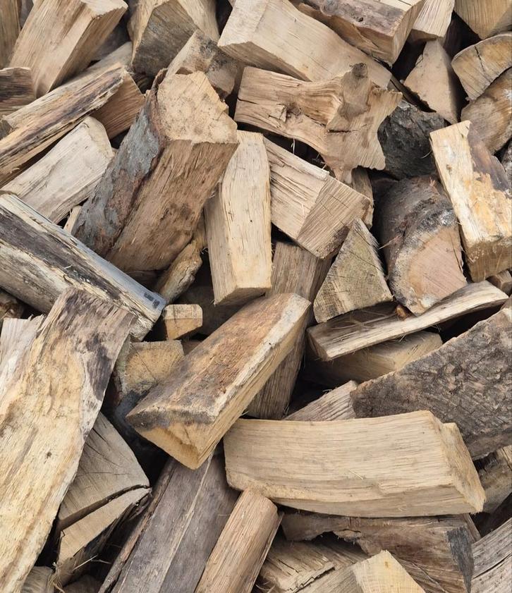 Omgeving Nijmegen gedroogd haardhout: Eik, Beuk, Es, Tuin en Terras, Haardhout, Blokken, Eikenhout, Minder dan 3 m³, Ophalen of Verzenden