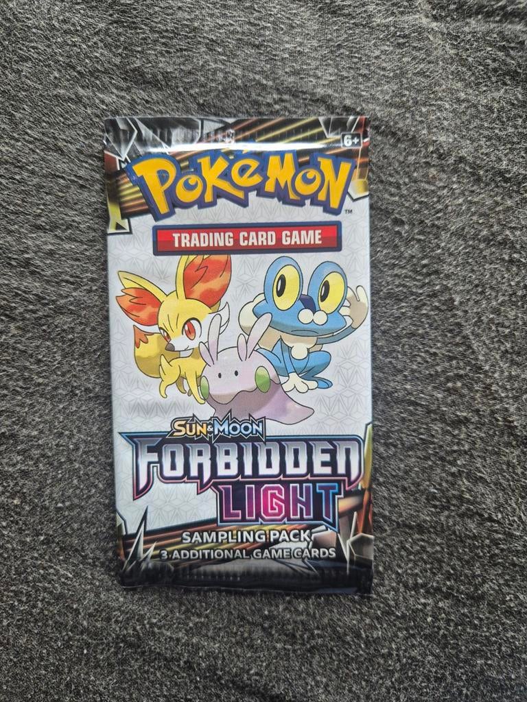 Pokémon Sampling Pack Sun & Moon Forbidden Light, Ophalen of Verzenden, Nieuw, Booster, Foil