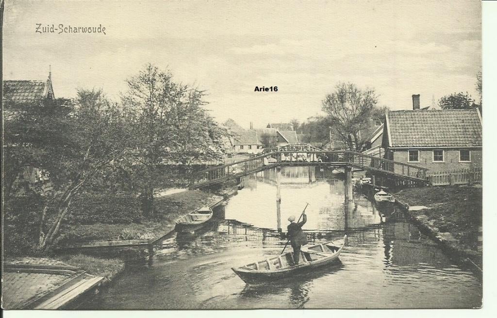 Zuid-Scharwoude, Verzenden, Voor 1920, Ongelopen, Noord-Holland