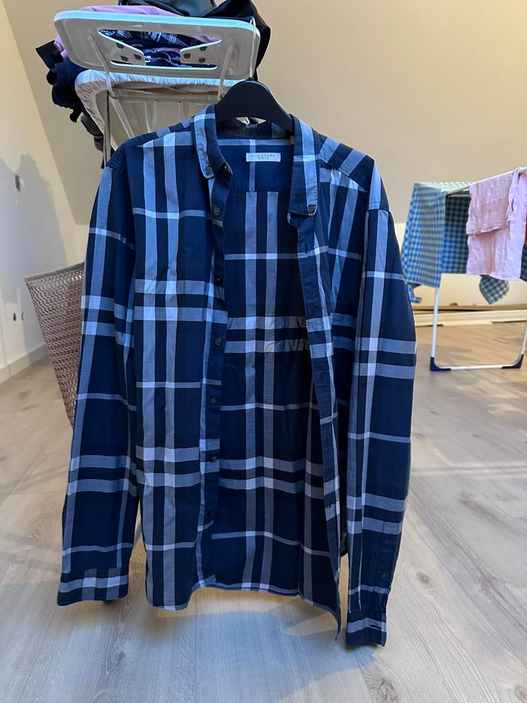 Burberry, Kleding | Heren, Overhemden, Zo goed als nieuw, Zwart, Ophalen of Verzenden