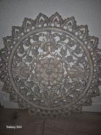 Wandpanelen wanddecoratie Bali houtsnijwerk 2 stuks, Ophalen of Verzenden, Gebruikt