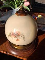 Vintage plafond lampje met gedecoreerd glazen bol, Ophalen