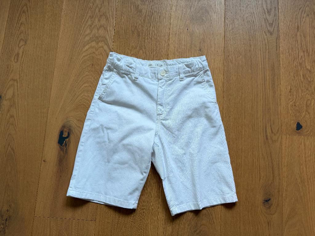 Korte broek wit maat 140 Zara, Kinderen en Baby's, Kinderkleding | Maat 140, Zo goed als nieuw, Jongen, Zara kids, Ophalen