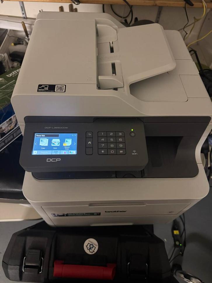 Brother DCP-L3550CDW printer met toner, Computers en Software, Printers, Gebruikt, All-in-one, Laserprinter, Kleur printen, Draadloos