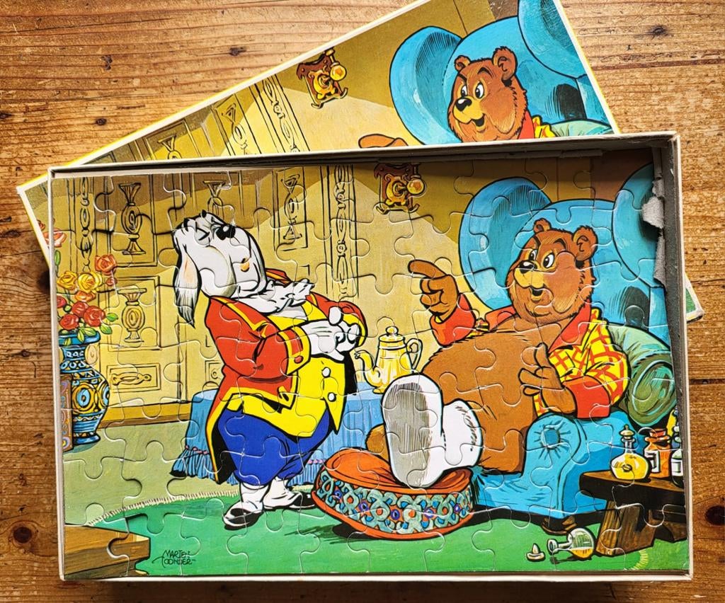 Puzzel Ollie B. Bommel, Ophalen of Verzenden, Meer dan 50 stukjes, Gebruikt, 4 tot 6 jaar