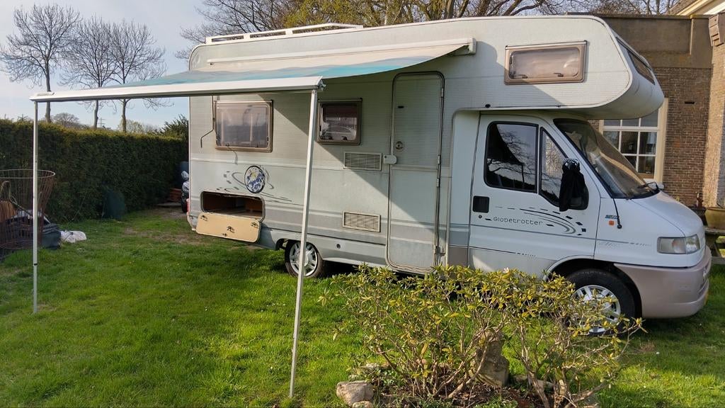 Fiat Ducato 2,5TDI Dethleffs Globetrotter '95, Integraal, Ringverwarming, Fiat, Dakluik