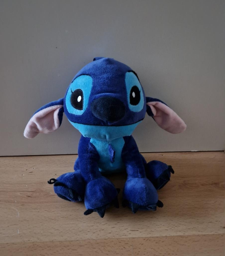 Disney stitch knuffel blauw lilo plush pluche, Ophalen of Verzenden, Overige figuren, Zo goed als nieuw, Knuffel