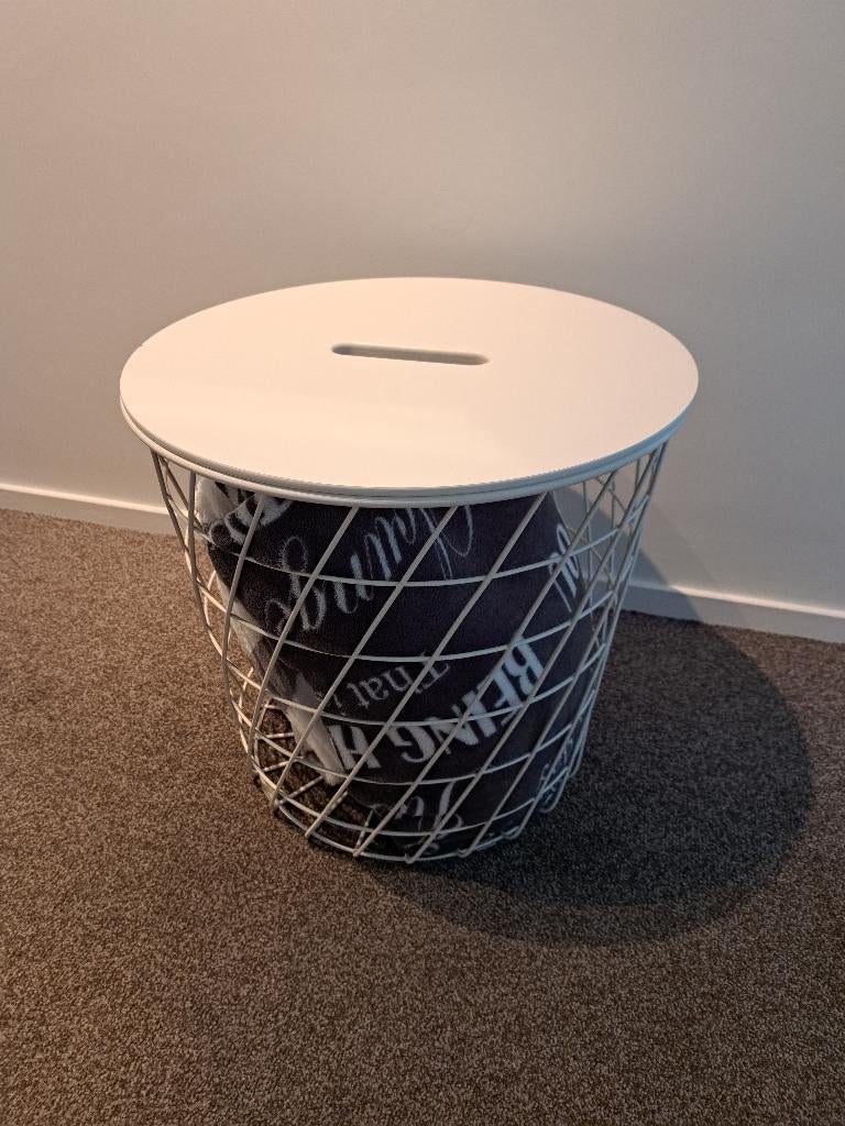 Draadmand met deksel, Ophalen, Zo goed als nieuw, Rond, Overige materialen