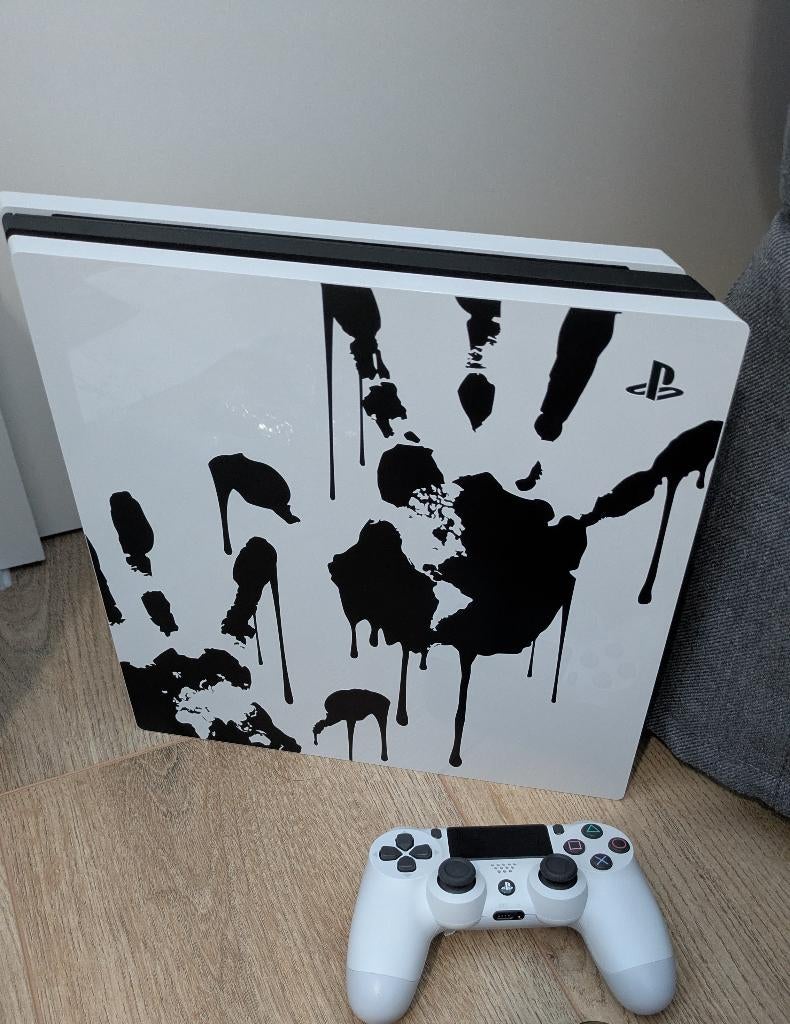 [1TB] Playstation 4 Pro Death Straninding Limited Edition, Refurbished, Ophalen of Verzenden, Met harde schijf, 1 TB